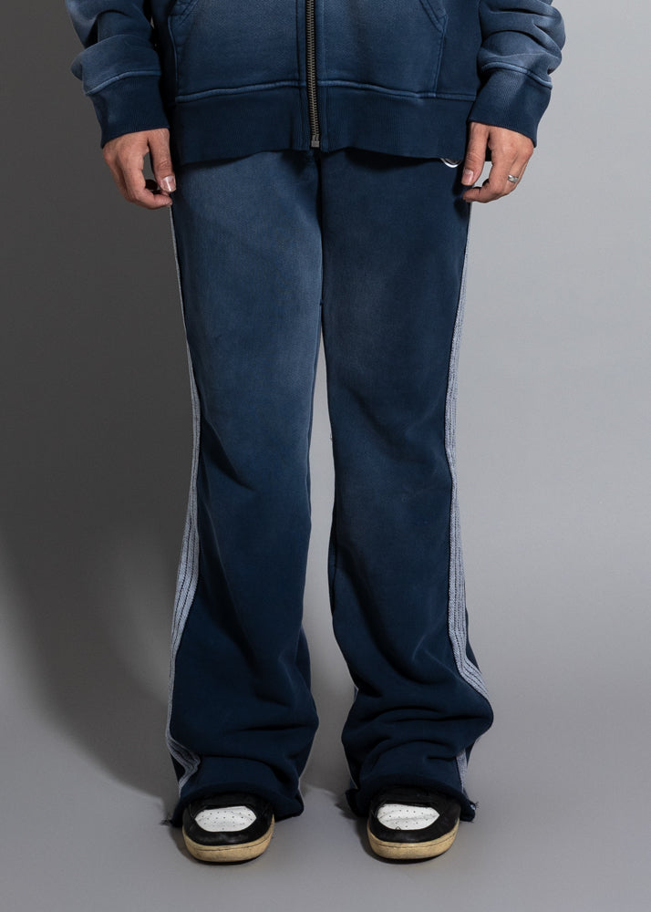Atelier Stripe Joggers - Faded Obsidian