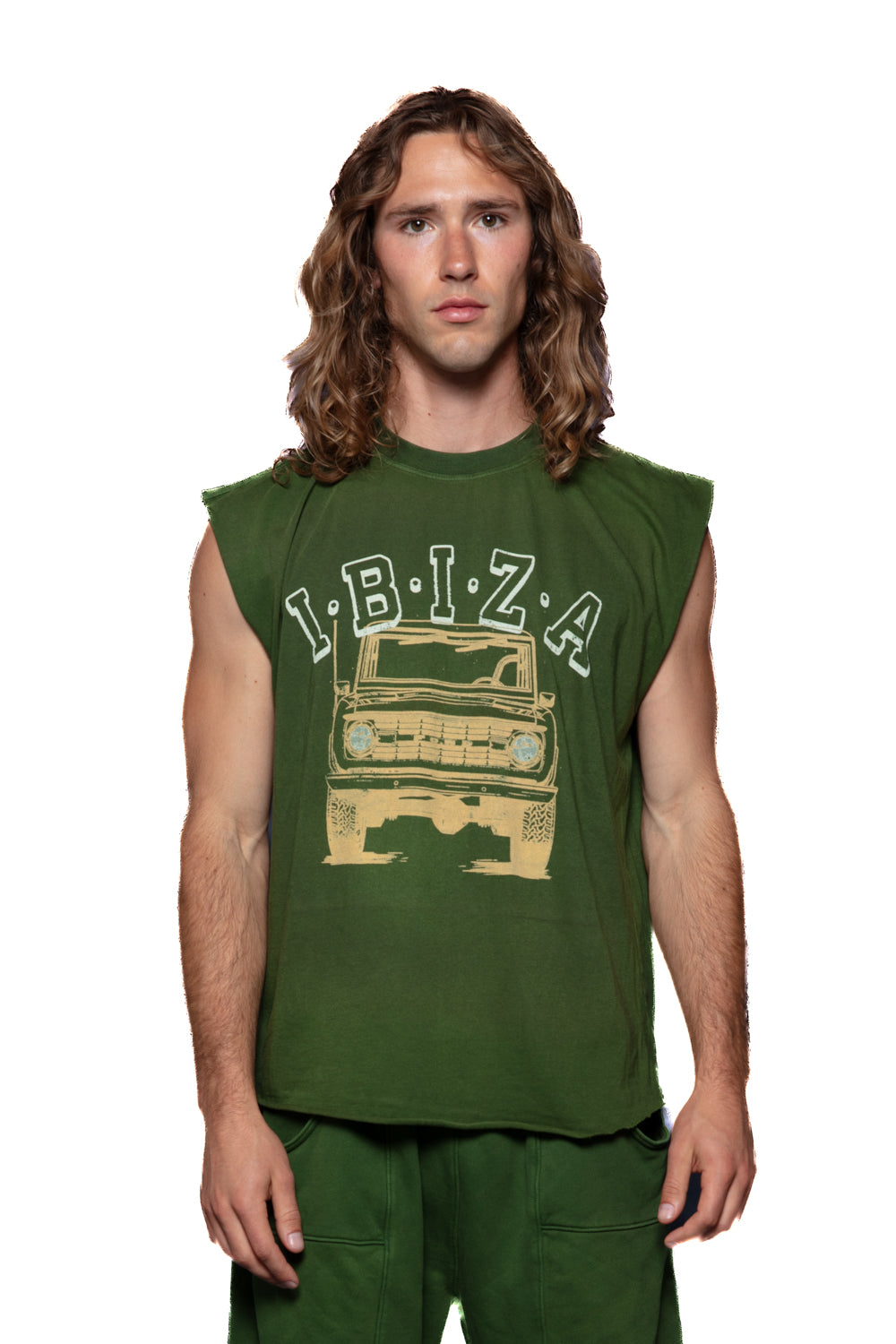Santiago Sleeveless T-shirt - Racing Green