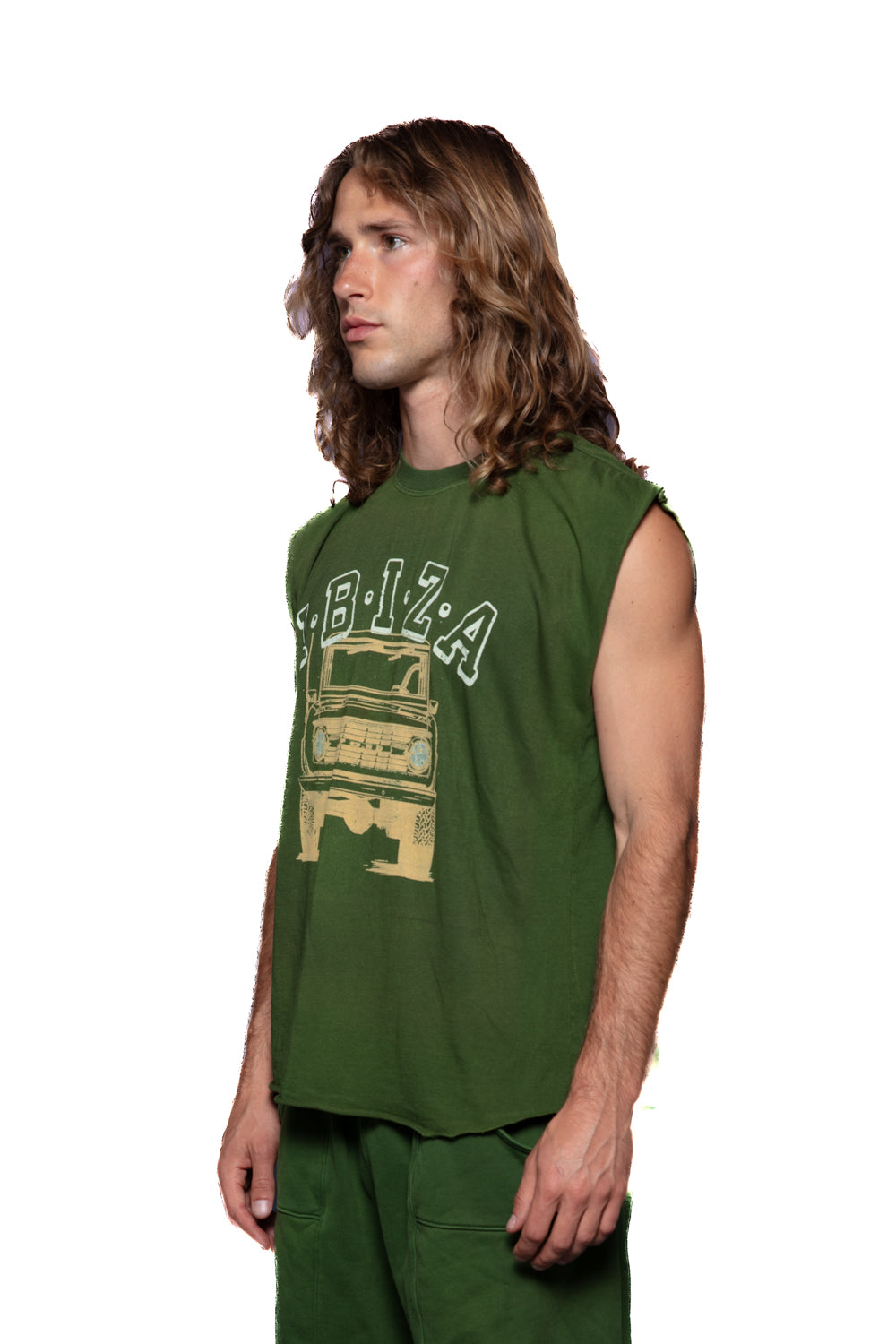Santiago Sleeveless T-shirt - Racing Green