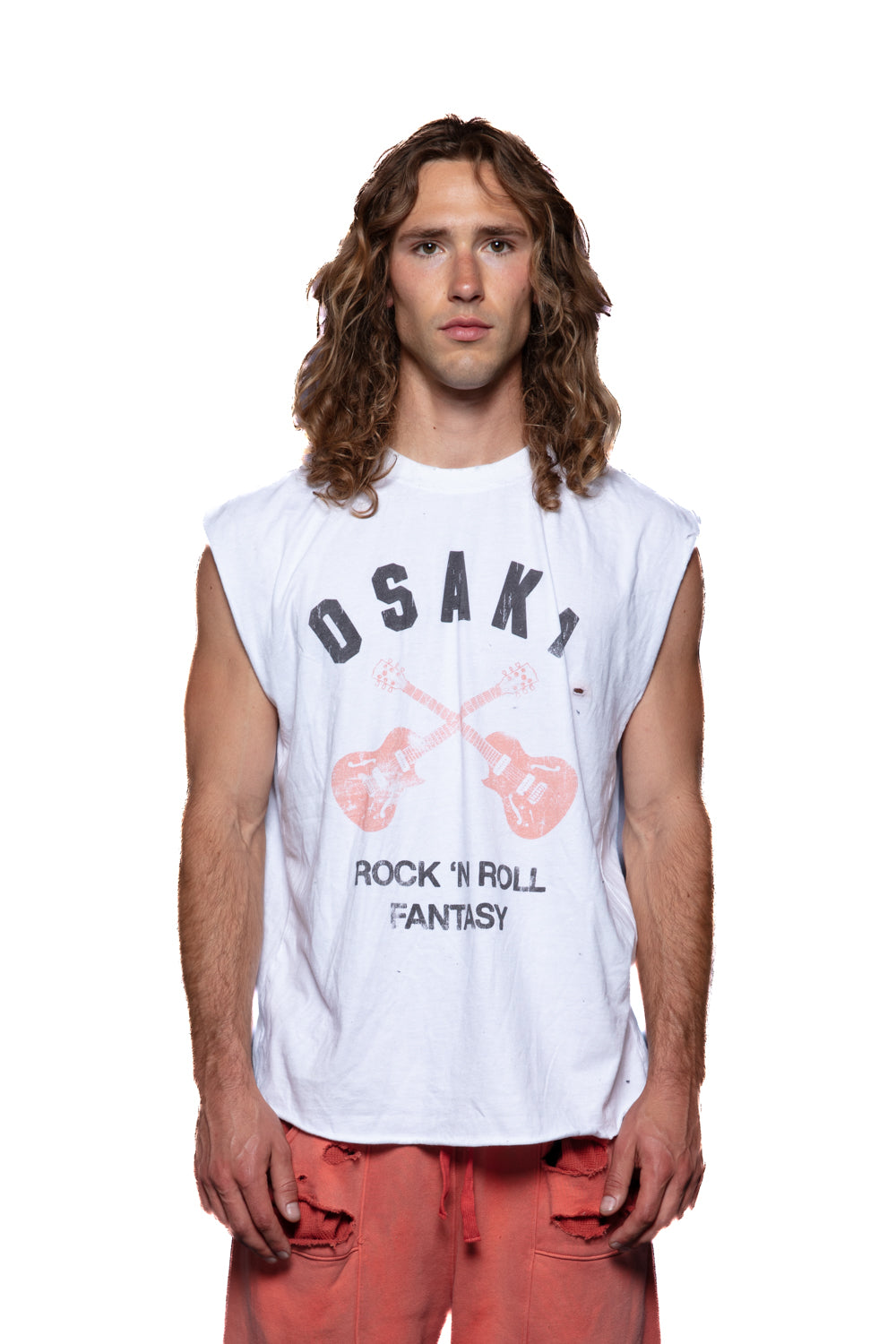 Arata Sleeveless T-shirt - Foam White