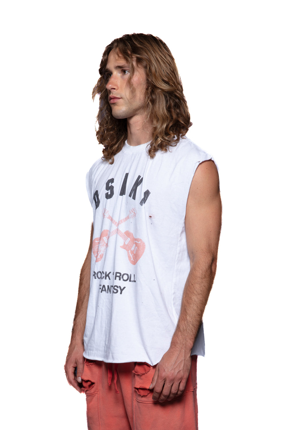 Arata Sleeveless T-shirt - Foam White