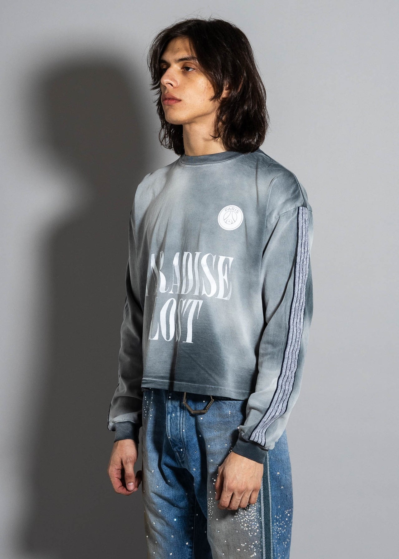 PSG Paradise Lost Long Sleeve T-shirt - Concrete