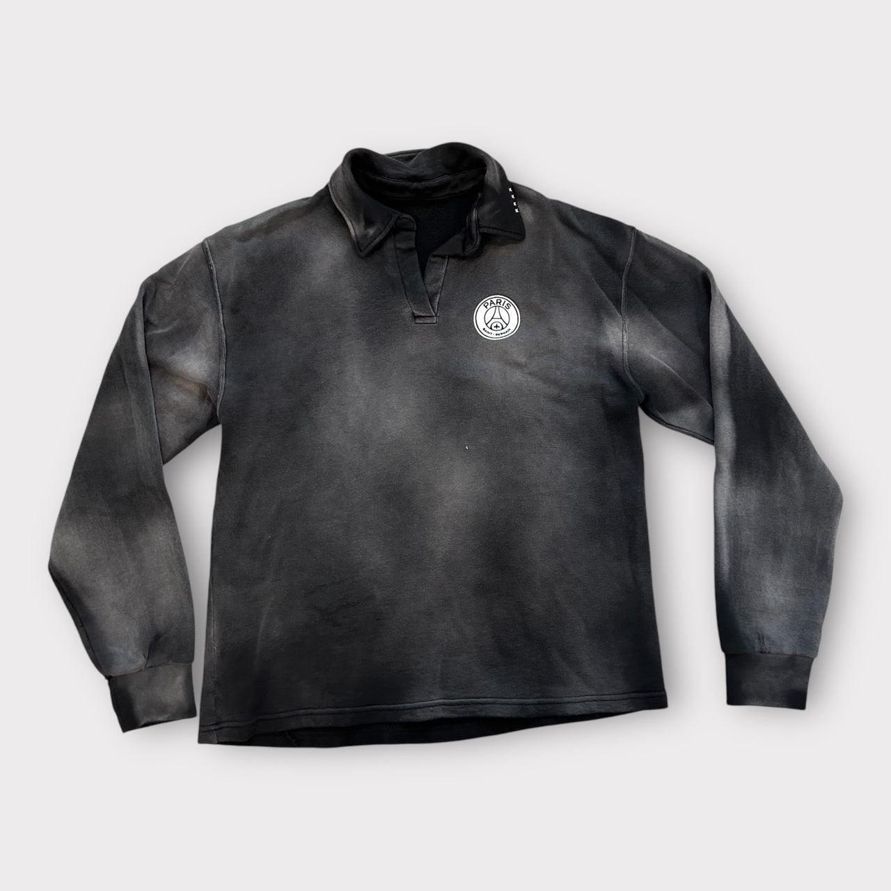 PSG x Alchemist Long Sleeve Polo - Jet Black