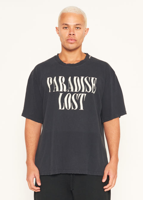 PARADISE LOST T-SHIRT IN FADED BLACK – Alchemist