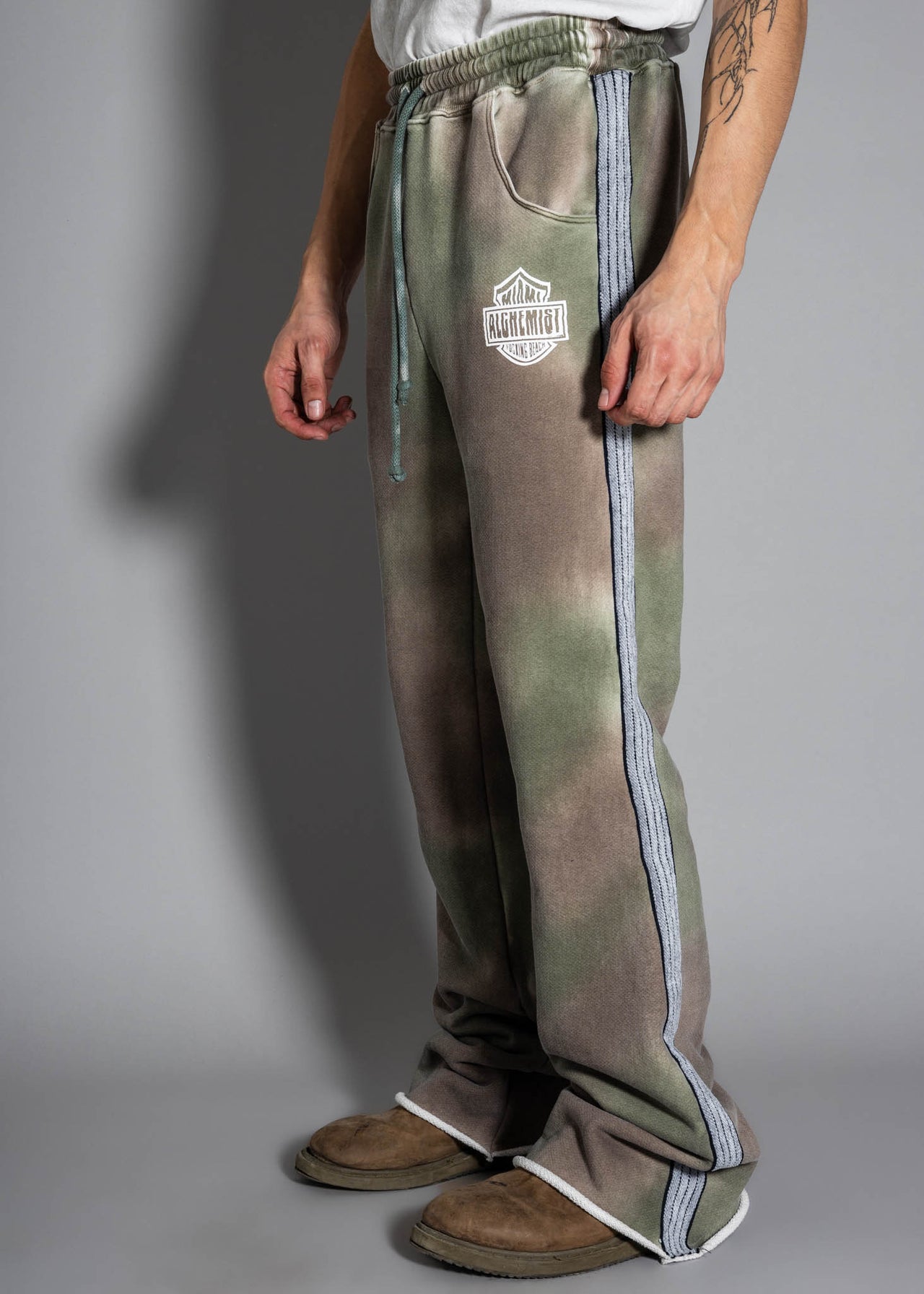 Atelier Stripe Joggers - Camo Jasper