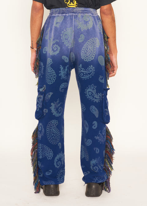  KNOW U RIDERS JOGGERS - PAISLEY - IN ORIENT BLUE