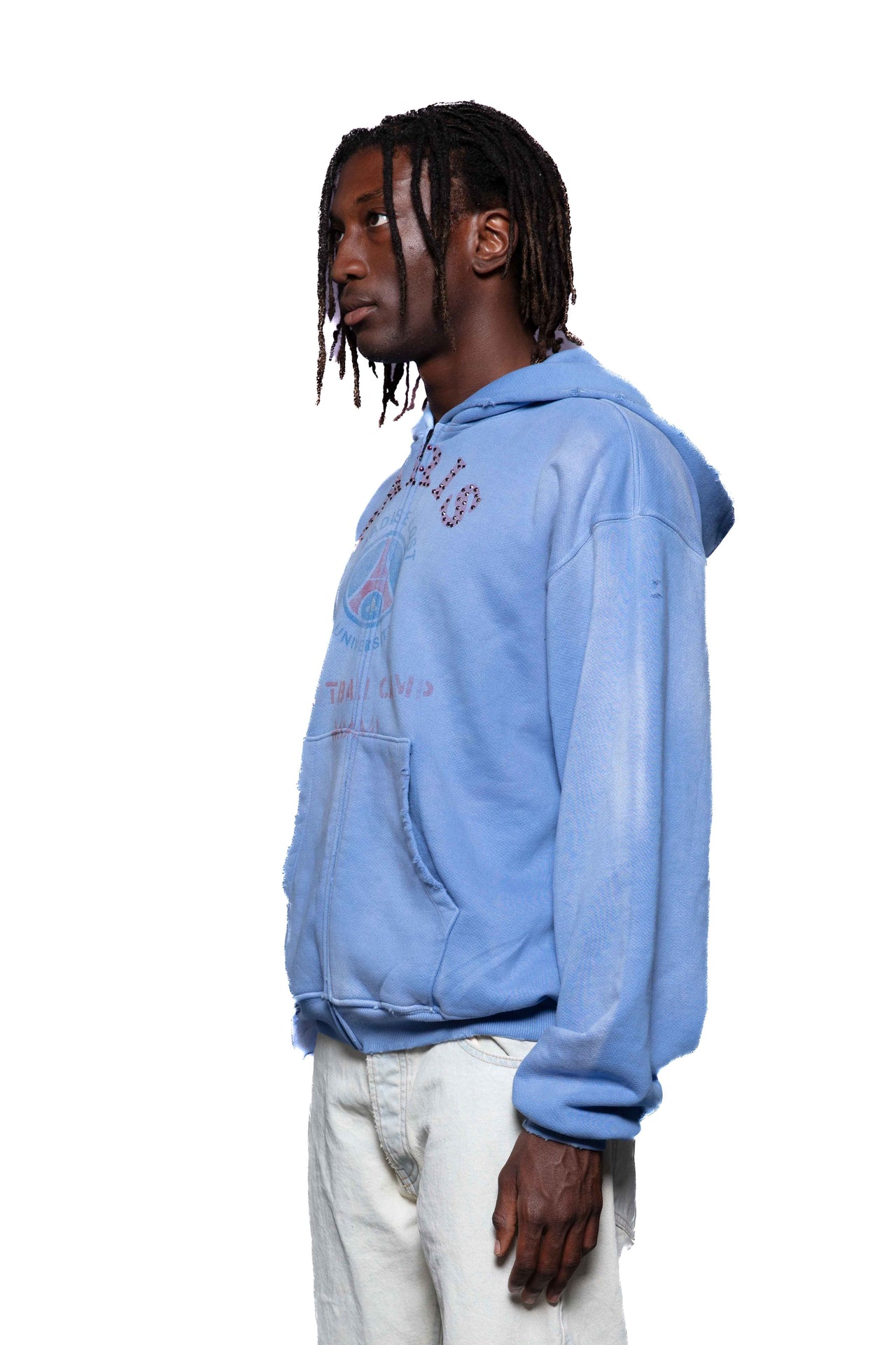 Raphael Zip-Up Hoodie - Berry