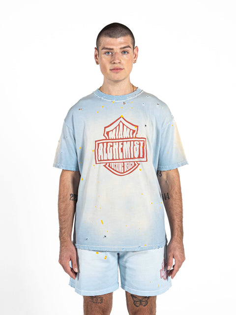 Hugh T-shirt - Caddy Blue